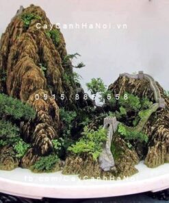 Tiểu cảnh mini ban công non bộ